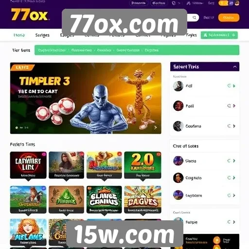 Explorando a interface amigável do site 77ox.com