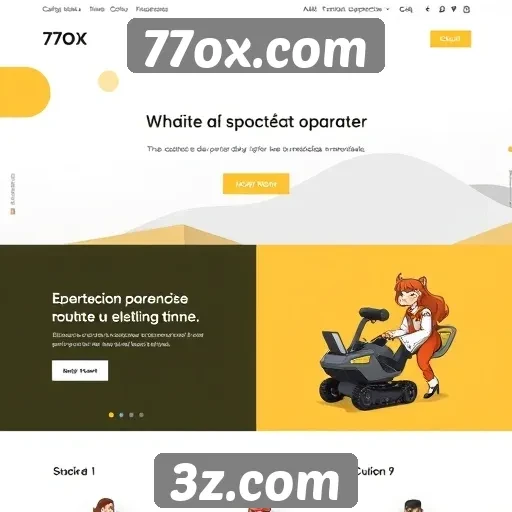 Experiência do usuário no design do site 77ox.com